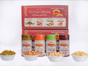 Dry Fruits Collection 4 Tins (assorted Roasted Dry Fruits)