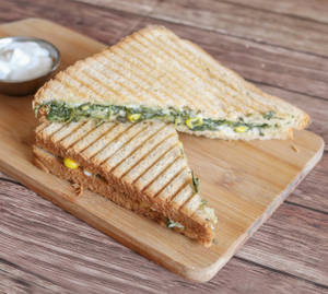Spinach Corn Sandwich