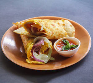 Double Egg Chicken Roll