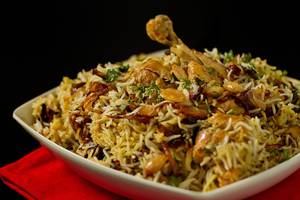 1 Chicken Briyani+onion raitha +dalcha+ egg