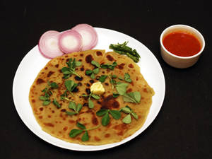 Methi Butter Paratha