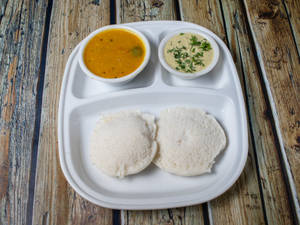 Sambar Idli (2 Pcs)