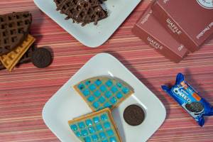 Blue Cookies N Cream Waffle