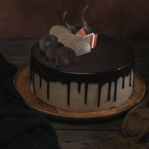 Chocolate Cream Gateaux Cake Kg Eggless