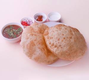 Stuffed Bhatura Chana 2 Pcs         