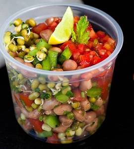 Sprouts Chaat with Peanuts
