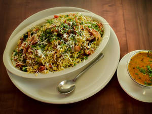 Special Biryani With Bundi Raita