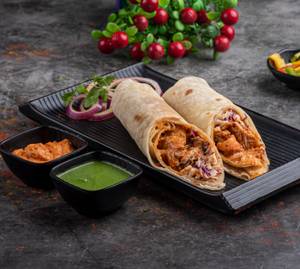 Chicken Shawarma Roll with Double Egg