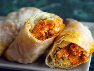 Egg Chicken Cheese Roll 