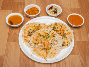 Set Dosa (Served with Chutney, sambar)