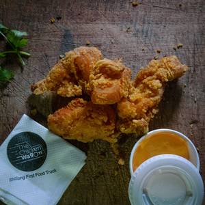 Chicken Strips Only [Boneless chicken (4 pieces) + dipping sauce]