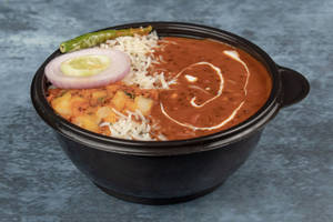 Jeera Rice With Dal Makhni