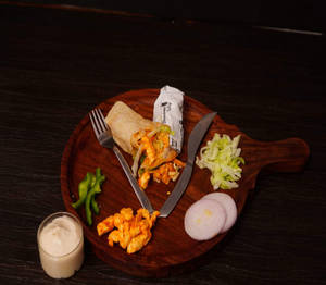 Lebanese Paneer Shawarma