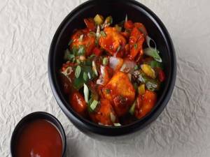 Chilli paneer dry         