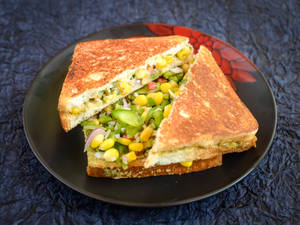 American Sweet corn Sandwich