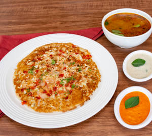 Onion Tomato Uttapam