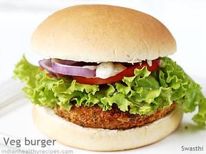 Veg spicy burger
