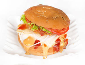 Crispy Veg Double Patty Burger