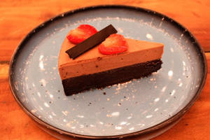 Double Chocolate Decadence Cake Slice