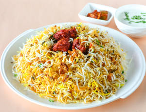 Chicken Kabab Biryani 