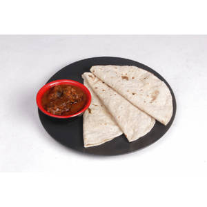 Rice Or Roti (3 Pcs) Or Paratha (2 Pcs) With Mutton Curry (4 Pcs)