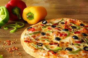 Veggie Schezwan Pizza