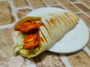 Fried Chicken & Cheese Wrap