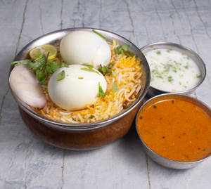 Hyderabadi Egg Dum Biryani
