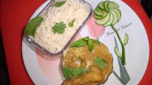 Chicken Curry (2 Pcs) + Jeera Rice (1 Plate)
