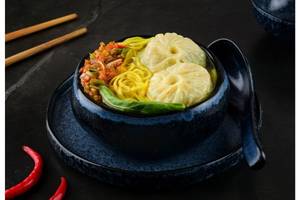 Veg Thukpa Momo Soup