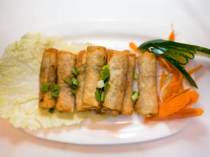 Vegetable Mini Dragon Rolls