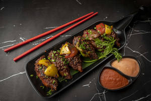 Chicken Pan Fried Manchurian