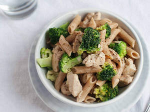 Chicken Alfredo Whole Wheat Pasta