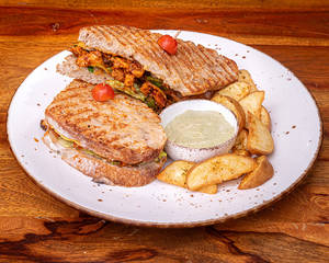 Peri Peri Chicken Tikka Sandwich
