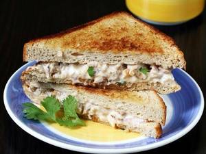 Overloaded Chicken Cheese Sandwich