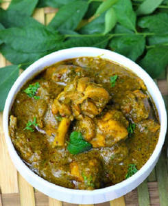Local Chicken With Narasingha Leaves