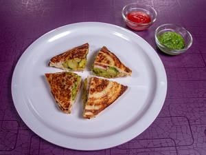 Milan Veg Masala Toast Sandwich
