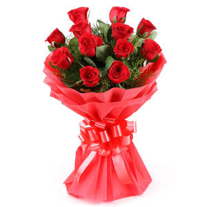 10 Red Rose Bouquet