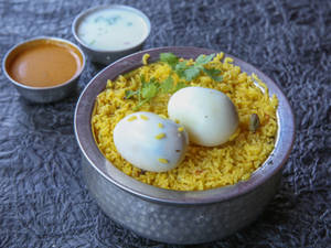 Egg Biryani (2 Pcs Egg)