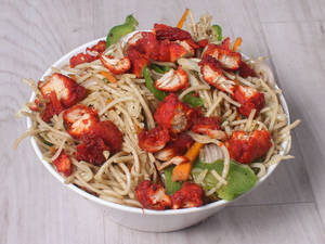 Chicken Noodles With Chicken 65 [ Boneless 5 Pieces]