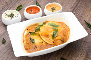Soft Sambar Idli Dipped (2 Pcs) (No Chutney)