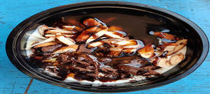 Chocolate Almond Yogurt Bowl
