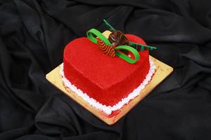 Red Velvet Heart Shape Cake
