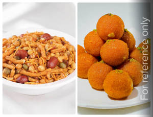 Mothichoor Laddu (250 Gms) + Mixture (250 Gms)