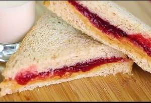 Plain Butter Jam Sandwich (2 Pcs)