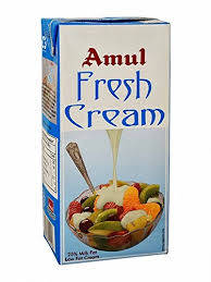 Amul Fresh Cream : 1 L