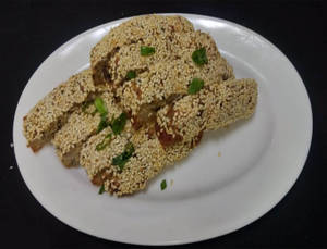 Sesame Mushroom Toast