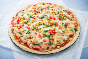 Chicken Pasta And Cheese Pizza