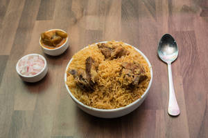 Mutton Biryani Regular(serves with raita)