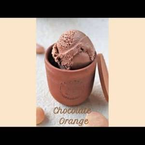 Dark Chocolate Orange Ice-cream